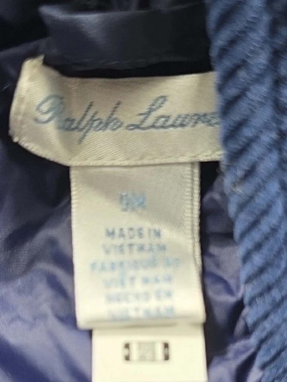 Ralph Lauren Navy Quilted Hooded Snow Suit